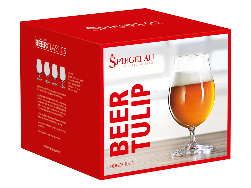Ølglass Tulipan Spiegelau Classics Beer Tulip 44 cl 4-pakkproduct zoom image #2