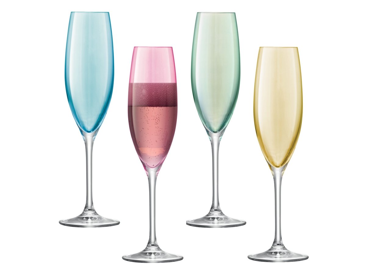 Champagneglass LSA Polka Pastel 4-pakkproduct zoom image #1