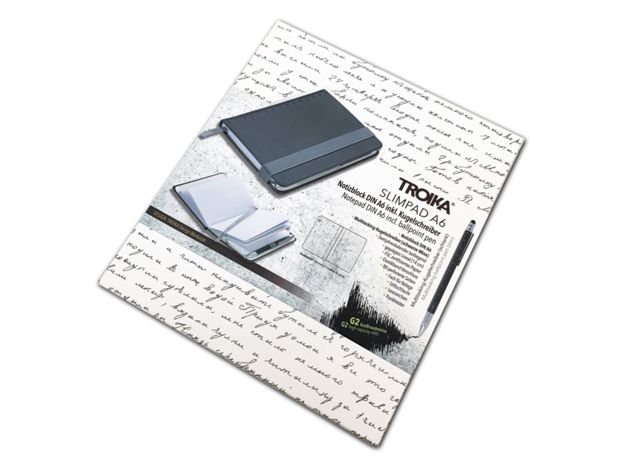 Notatbok A6 & Penn Troika Slimpad Svartproduct image #3