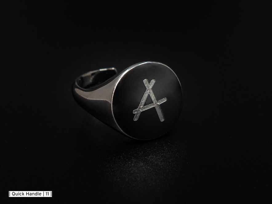 Anatolio Signetring Herre Justerbar 925 Sterling Sølv BRHproduct image #2
