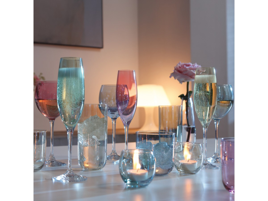 Champagneglass LSA Polka Pastel 4-pakkproduct image #3