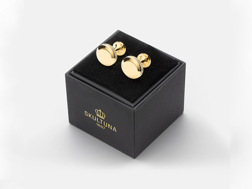 Mansjettknapper Skultuna 1607 Icon Model 8 Gold Platedproduct image #2