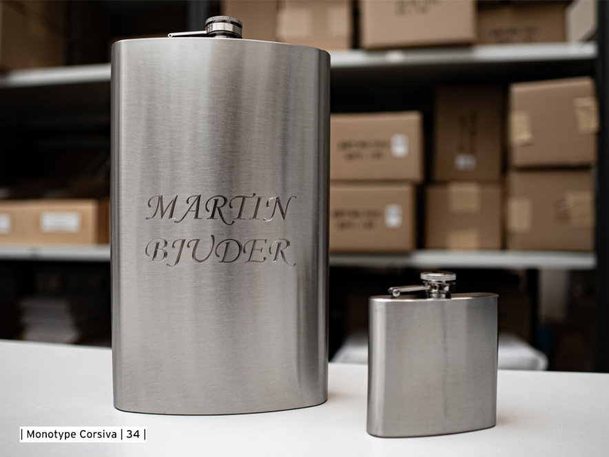 Stor Lommelerke Steel Flask Jumboproduct image #2