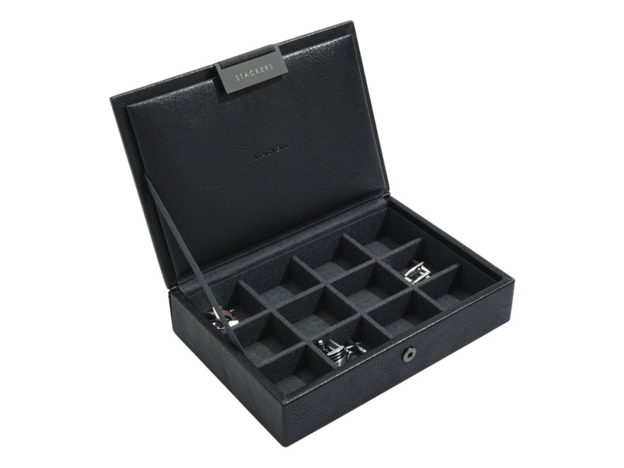 Oppbevaring Mansjettknapper Stackers Svartproduct image #1