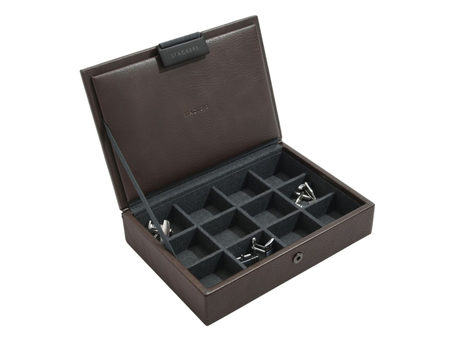 Oppbevaring Mansjettknapper Stackers Brunproduct image #1
