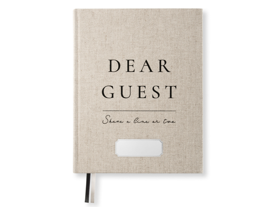 Gjestebok Paperstyle Large "Dear Guest" 201 x 255 mmproduct image #1
