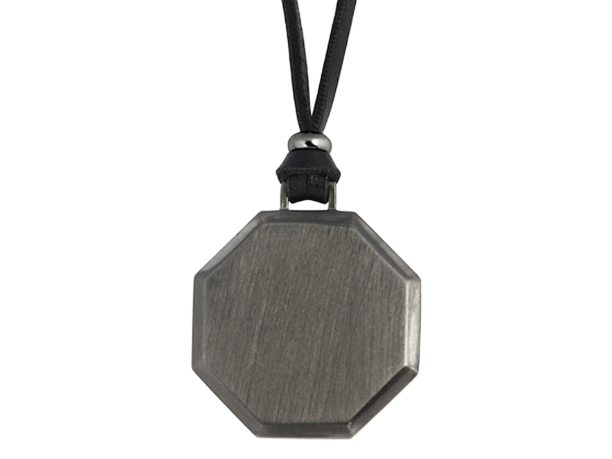 Halssmykke Octagon Gun Metalproduct image #1