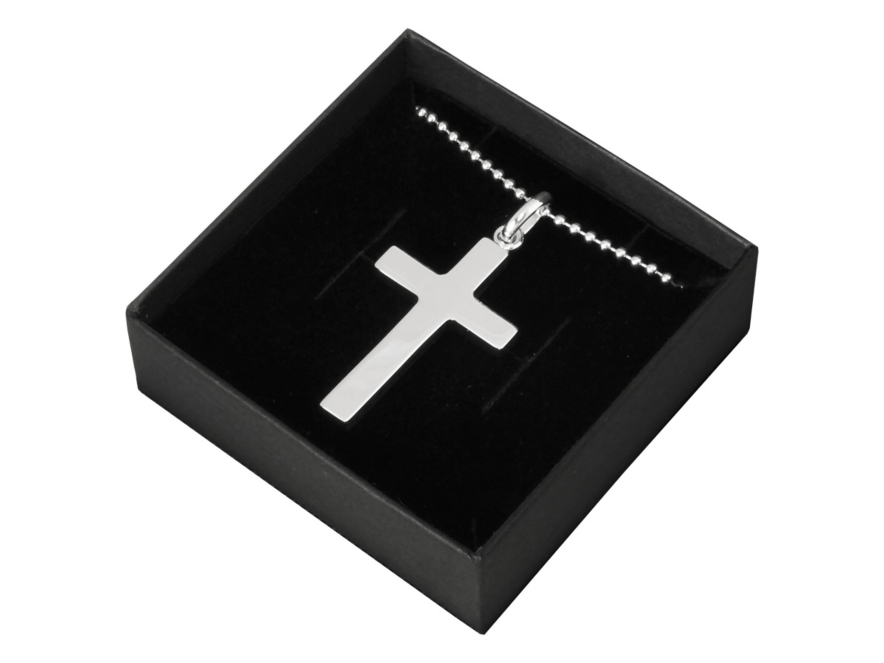 Halskjede Kors Sølv Mennproduct image #1