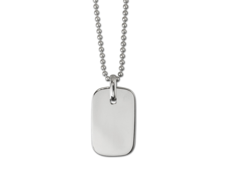 Halskjede ID Tag Sølvproduct image #2