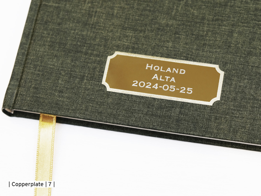 Hyttebok Paperstyle Grønn 185 x 185 mmproduct image #3