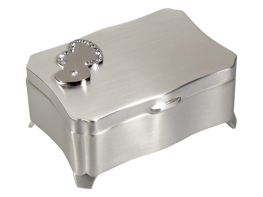 Dåpsgave Smykkeskrin Sandrine Swarovskiproduct image #1