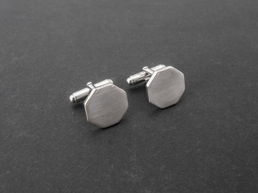 Mansjettknapper Milano Silver Octagonproduct image #2