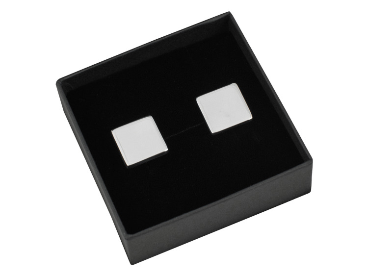 Mansjettknapper Milano Silver Squareproduct image #1