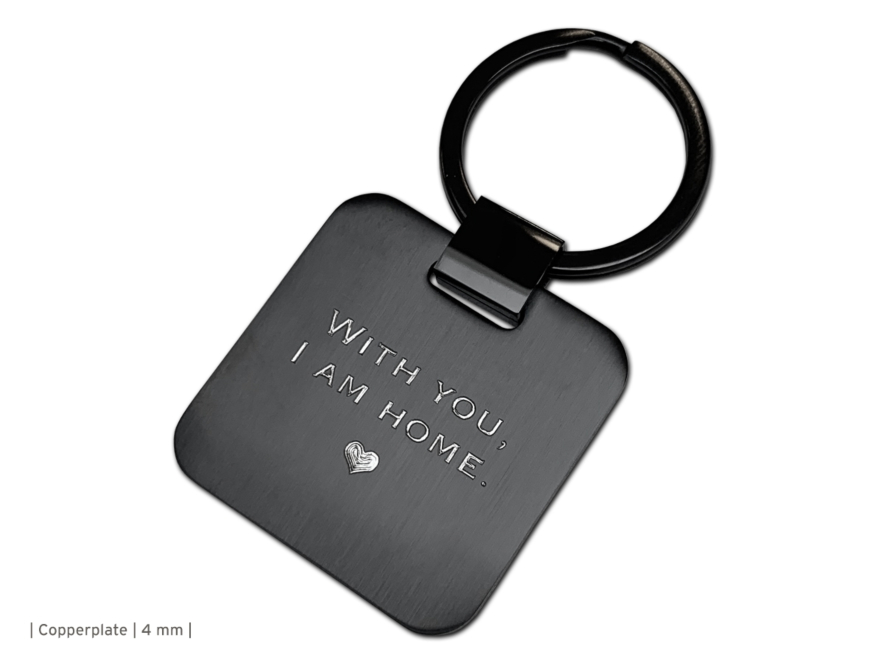 Nøkkelring Steel Square Gun Metalproduct image #3