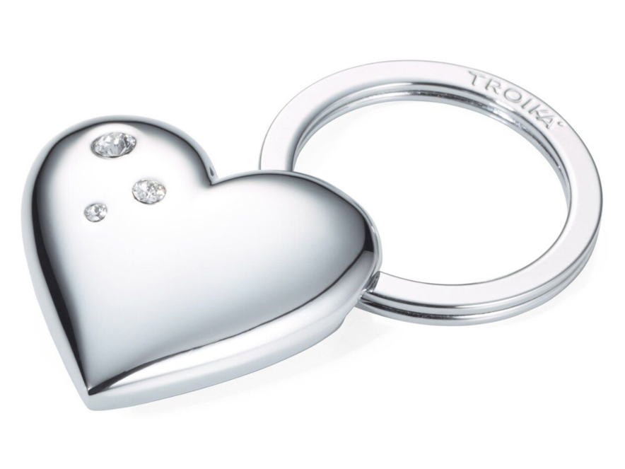 Nøkkelring Hjerte Troika Shiny Swarovskiproduct image #1