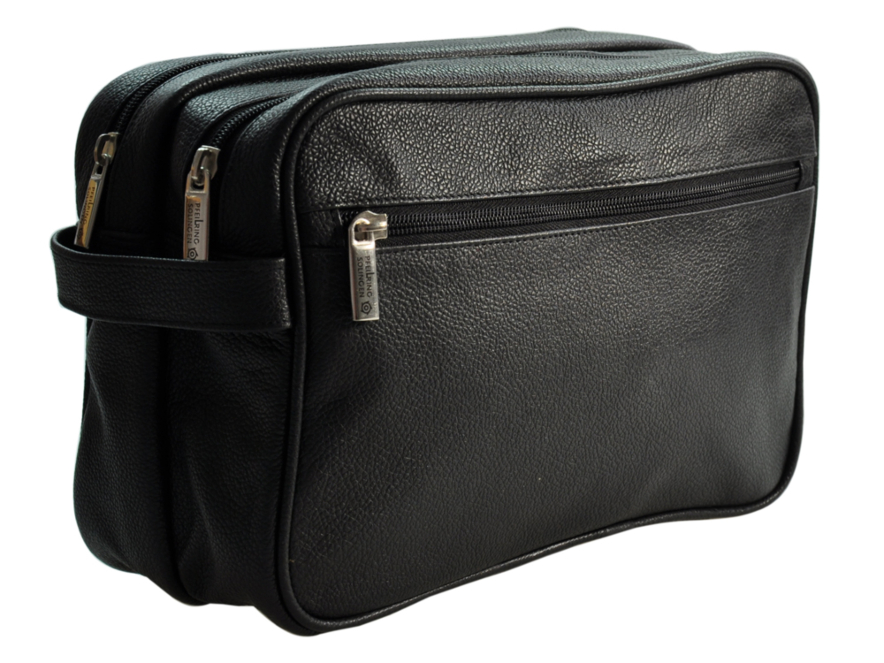 Toalettmappe Pfeilring Double Black Leatherproduct image #1
