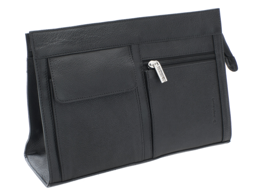Toalettmappe Pfeilring Single Black Leatherproduct image #1