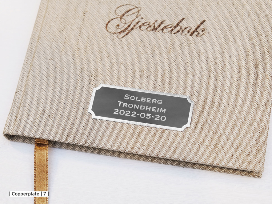 Gjestebok Paperstyle Beige 185 x 185 mmproduct image #2