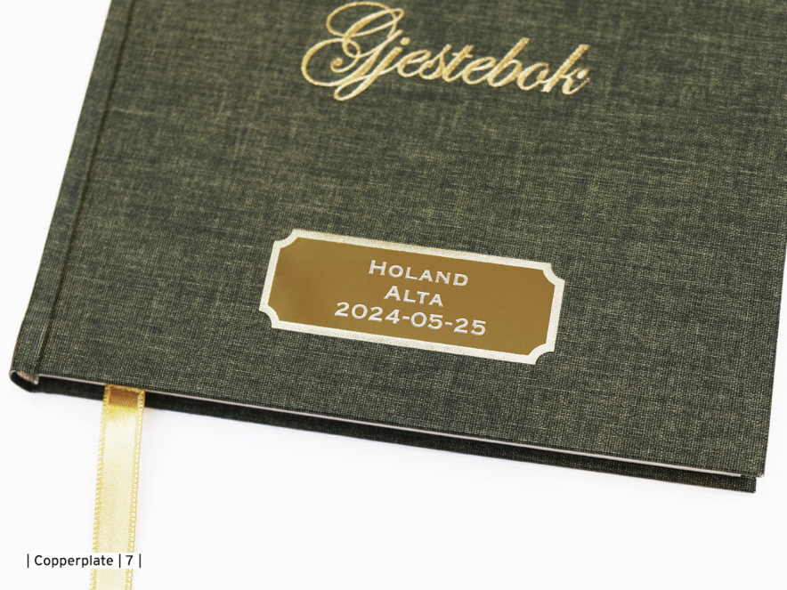 Gjestebok Paperstyle Grønn 185 x 185 mmproduct image #3