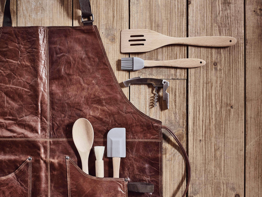 Forkle Menn Scandinavian Home Lær Brunproduct image #2