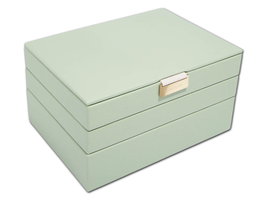 Smykkeskrin Stackers Classic 3-sett Lysegrønnproduct image #1