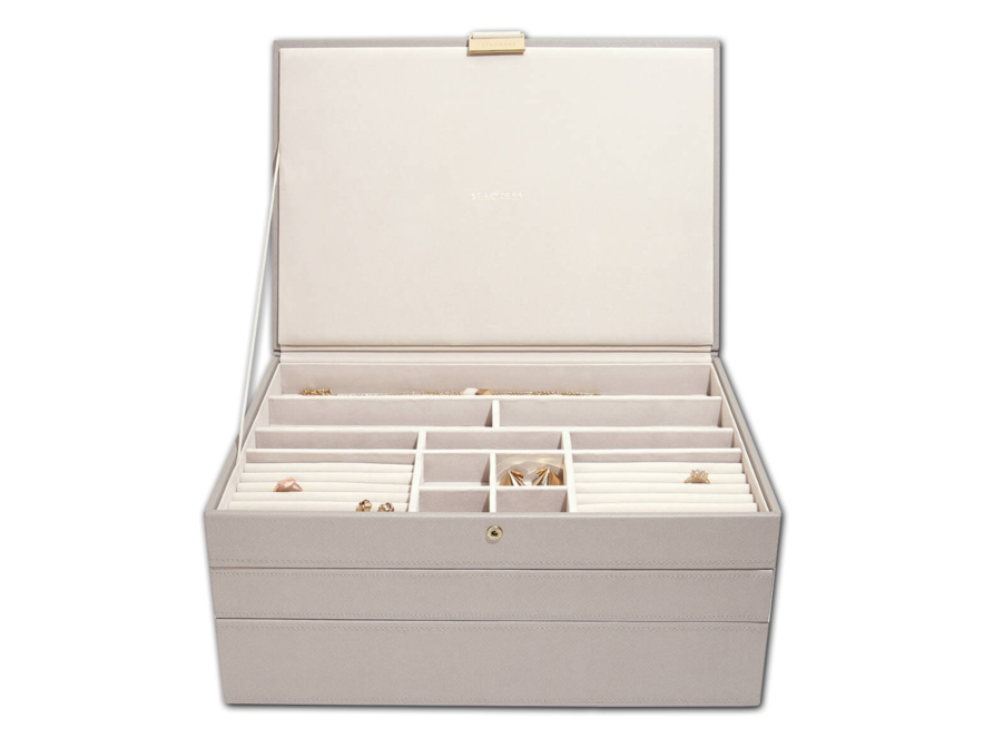 Smykkeskrin Stackers Supersize 3-sett Beigeproduct image #2