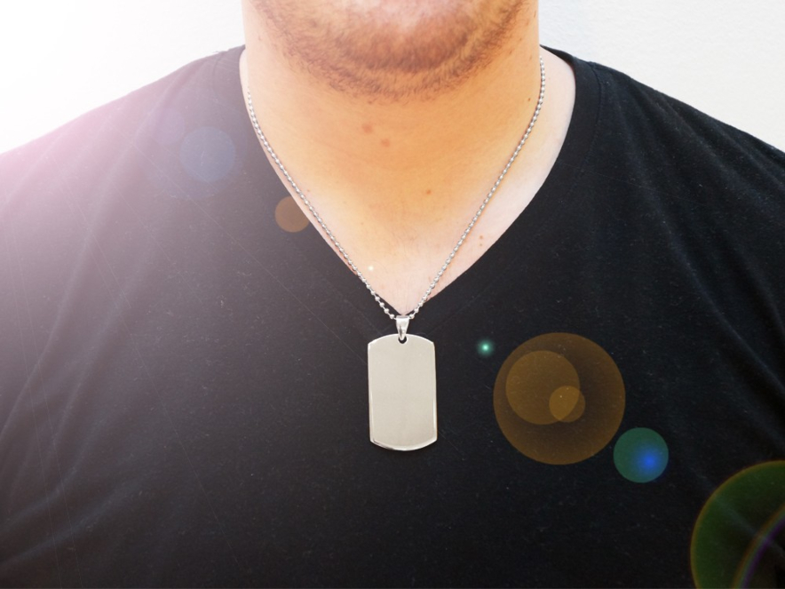 Halskjede Steel Tag Largeproduct image #3