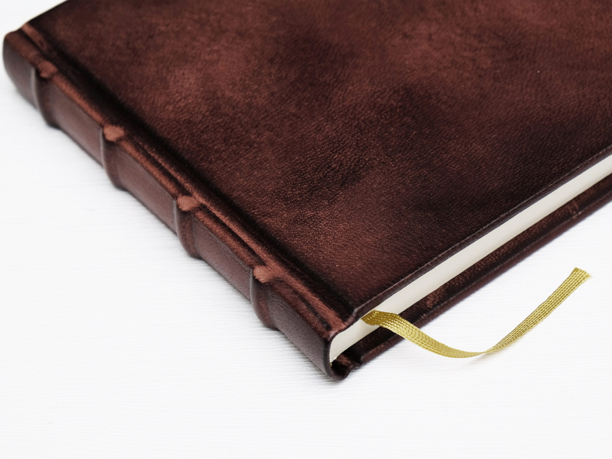 Gjestebok Hyttebok Cicero Vintage Lær Brun 240 x 170 mmproduct image #2