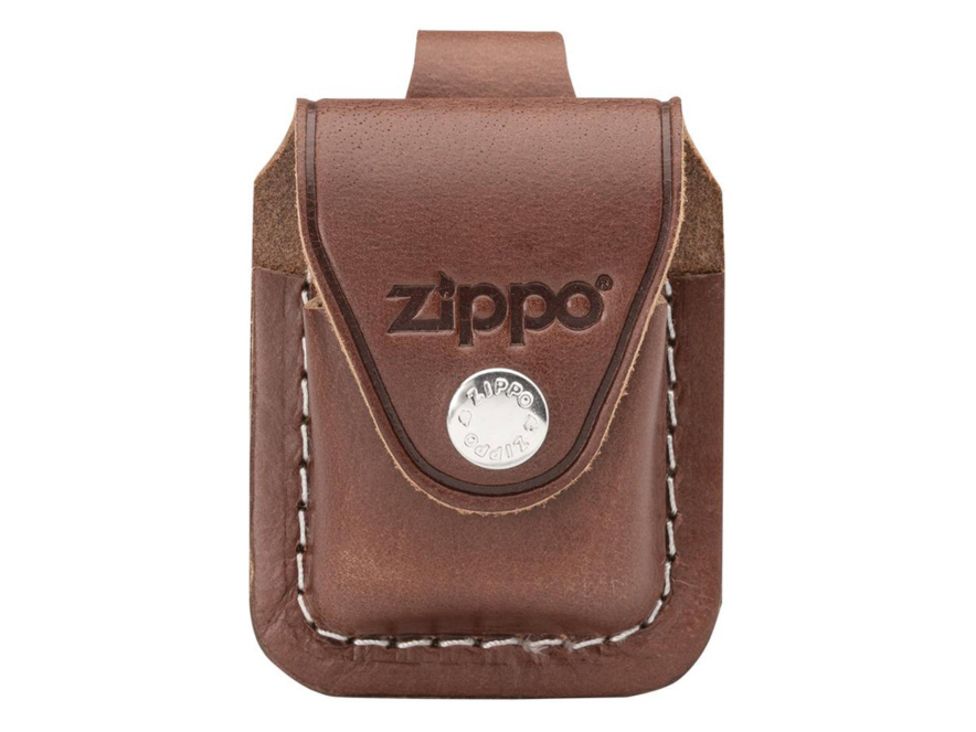 Zippo Holder Clip Lær Brunproduct image #1