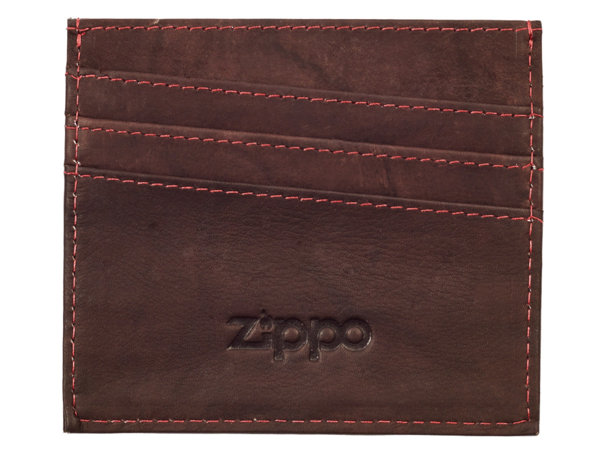 Kortholder Herre Zippo Lær Brunproduct image #1