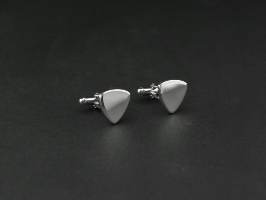 Mansjettknapper Milano Silver Triangleproduct image #2