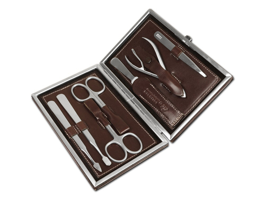 Manikyrsett Erbe Solingen Inox Leather Brownproduct image #1