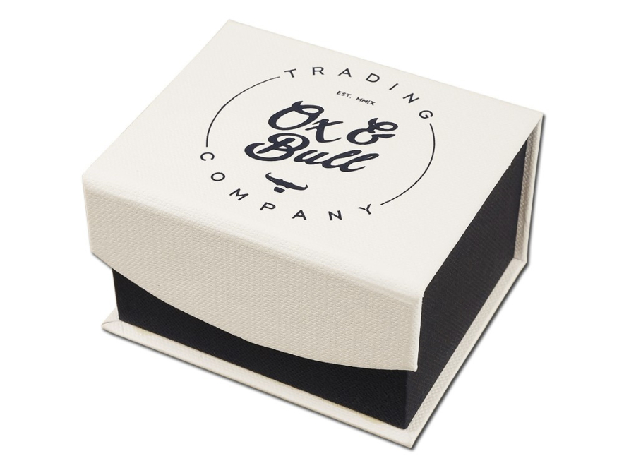 Mansjettknapper Ox & Bull Silver Roundproduct image #3