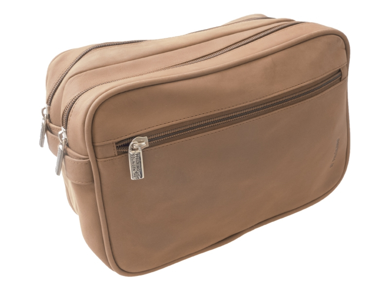 Toalettmappe Pfeilring Double Brown Leatherproduct image #1