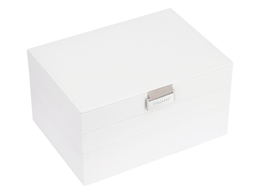 Smykkeskrin Stackers Classic 3-Sett Hvitproduct image #1