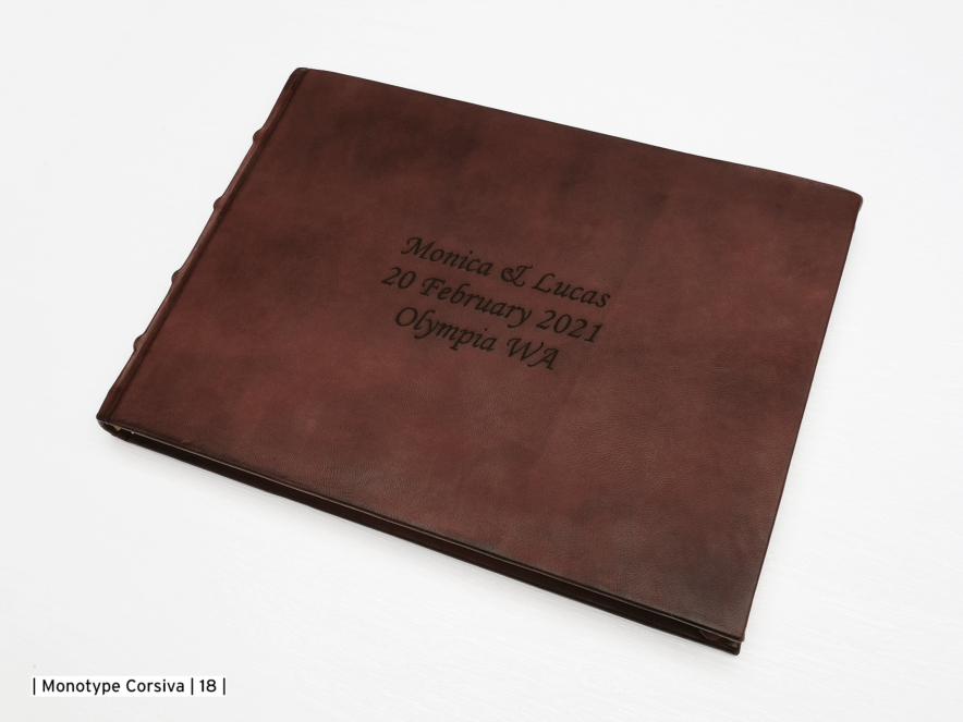 Gjestebok Hyttebok Cicero Vintage Lær Brun 300 x 210 mmproduct image #4