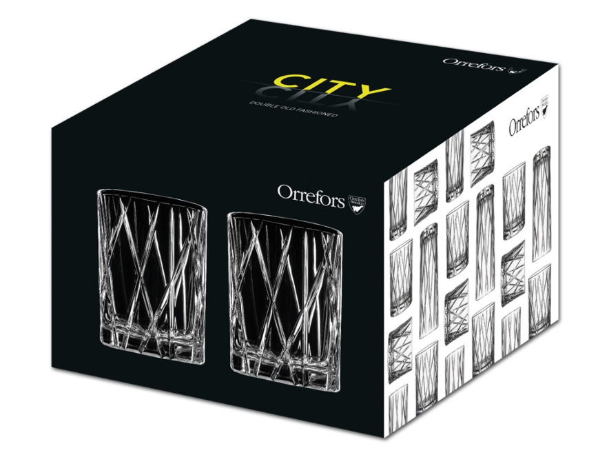Whiskyglass Orrefors City Old Fashioned 25 cl 4-pakkproduct image #3