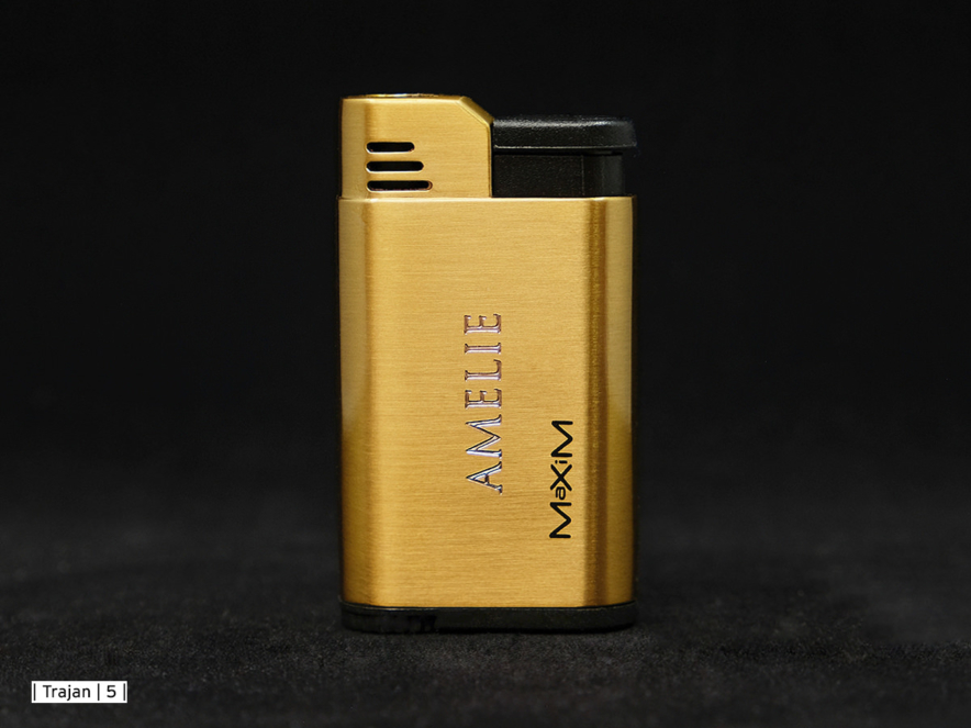 Gass Lighter Maxim Jetflame Brushed Goldproduct image #3