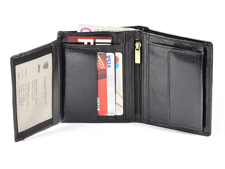 Lommebok Herre Lær RFID Dante Svartproduct image #2