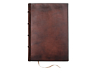 Gjestebok Hyttebok Cicero Antikk Lær Brun 180 x 260 mmproduct thumbnail #1