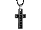 Halskjede Kors Svart Cristianoproduct thumbnail #1