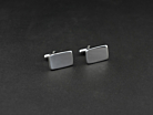 Mansjettknapper Milano Silver Rectangleproduct thumbnail #2