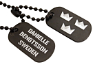 Dogtags Private Steel Black Tre Kronerproduct thumbnail #1
