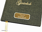 Gjestebok Paperstyle Grønn 185 x 185 mmproduct thumbnail #3