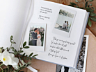Gjestebok Bryllup Paperstyle Hjerte Blå 185 x 185 mmproduct thumbnail #2