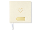 Gjestebok Bryllup Paperstyle Hjerte Gull 185 x 185 mmproduct thumbnail #1