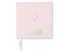Gjestebok Bryllup Paperstyle Hjerte Rosa 185 x 185 mmproduct thumbnail #1