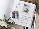 Gjestebok Bryllup Paperstyle Hjerte Gull 185 x 185 mmproduct thumbnail #4