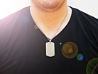 Halskjede Steel Tag Largeproduct thumbnail #3