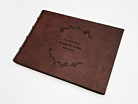 Gjestebok Hyttebok Cicero Vintage Lær Brun 300 x 210 mmproduct thumbnail #5